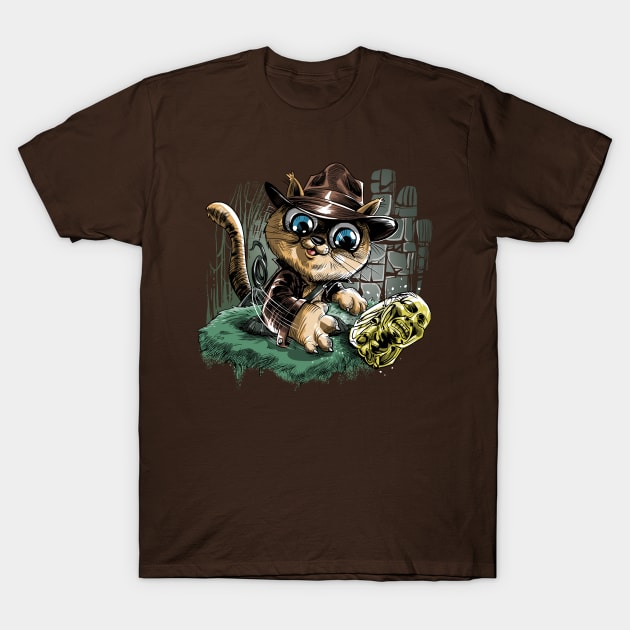Don't play with the golden idol T-Shirt by Zascanauta